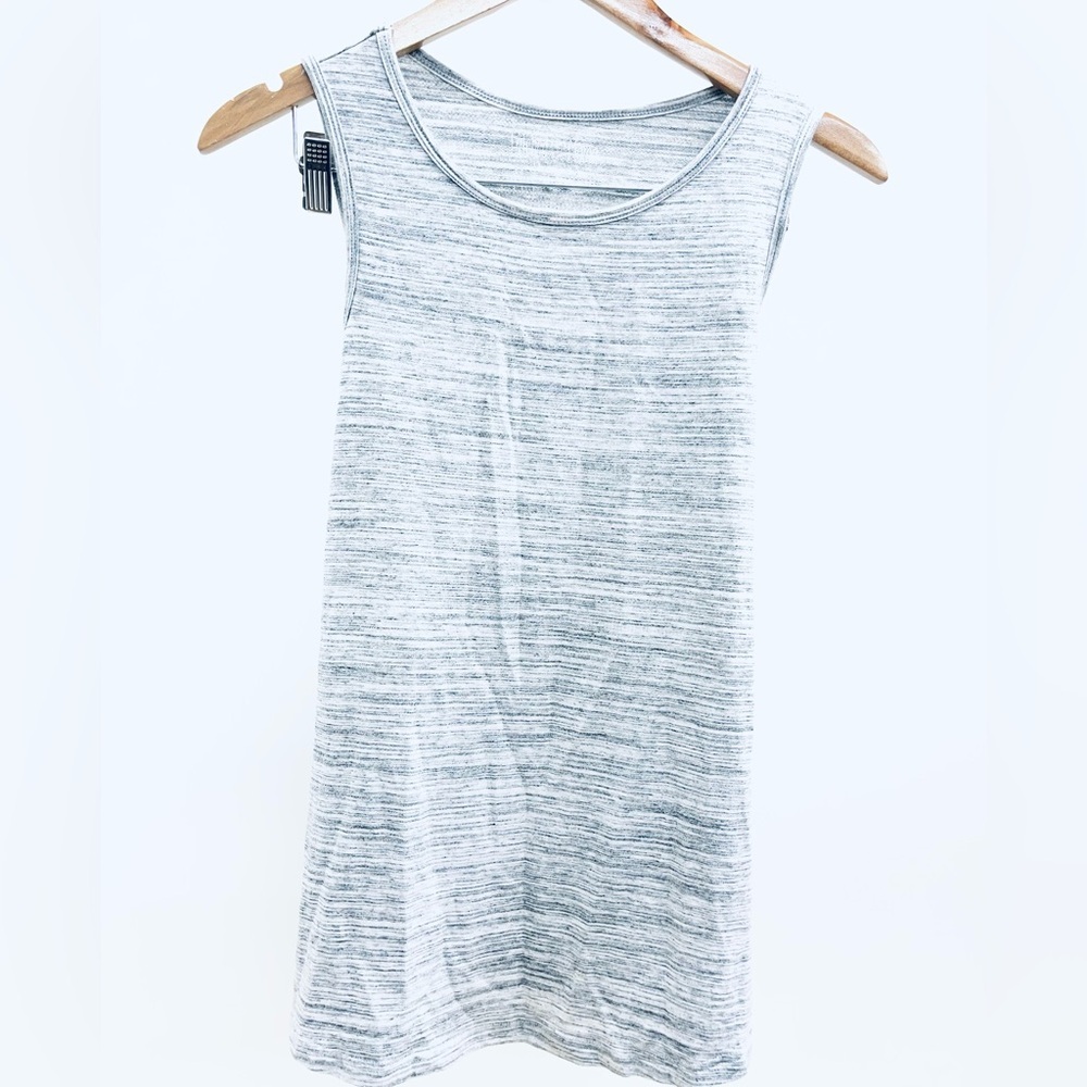 Latched Mama Grey Marled Maternity/Nursing Tank Top